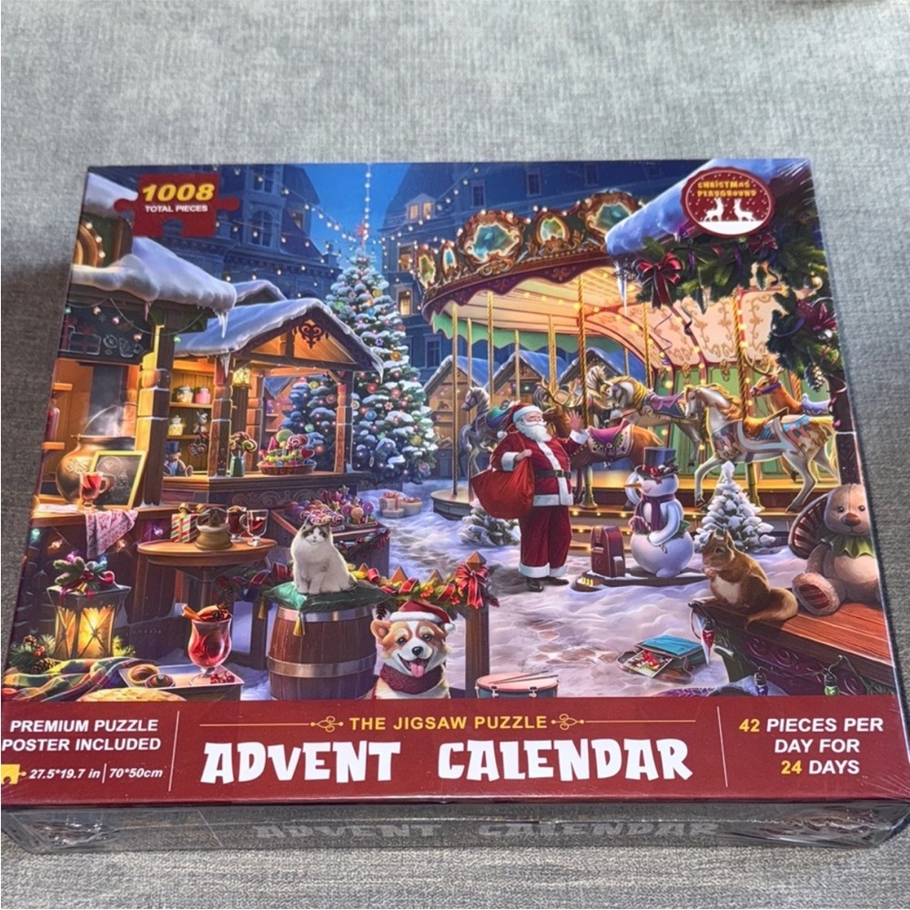 Christmas Advent Calendar Jigsaw Puzzle - 1008 Pieces